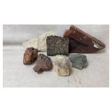 Colorful rocks with patterns