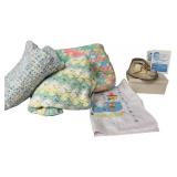 c1950s Mrs Days Baby Shoes, Hand Crocheted Baby