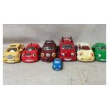 Chevron Toy Cars, Tony Turbo, Kelly Kompact,