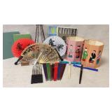 Vintage Chinese Octagonal Collapsible Containers,