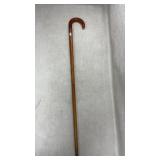 Victorian-era walking stick featuring aMalacca