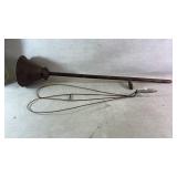 Vintage potato masher and rug beater