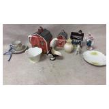 Ceramic Figurines and Tableware Collection