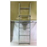 A extendable 45 1/2 inch ladder