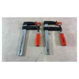 Two Bessey TG4.008 8 in. Heavy Duty Bar Clamp