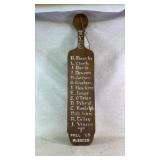 1965 fraternity pledge paddle