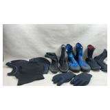 Scuba driving gear including diving hoods, pair