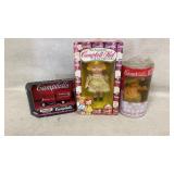 2 Campbells kids, Campbells Matchbox truck