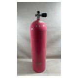 S80 aluminum scuba tank in pink
