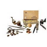 Carnelian Agate Sphere,Marblelike Dominoes,Pennies