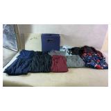 Assortment of pants and pajama pants and two