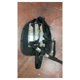 Dive Rite Voyager XT wing attached to a metal