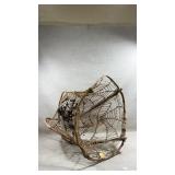 Vtg Native American woven fish trap or creel