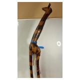 Handcrafted African Wooden Giraffe Figurine