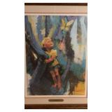 framed print titled "Butterfly" by artist