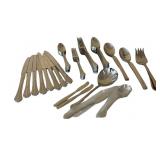 59pc Farberware and Oneida Flatware /Silverware