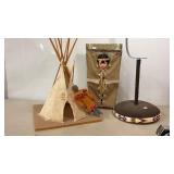 Collectible Native American-themed porcelain