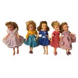 5 MADAME ALEXANDER c1950s Fashion Dolls