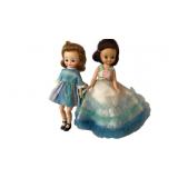 2 American Betsy McCall Dolls 8 inch Jointed