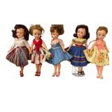 5 MADAME ALEXANDER c1950s Fashion Dolls