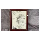 Pro-Golf Autograph on Copy of Hand-Drawn