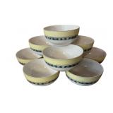 9 Royal Doulton CARMINA Soup/Cereal Bowl