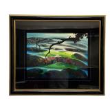 EYVIND EARLE "FOG ENSHROUDED" SERIGRAPH