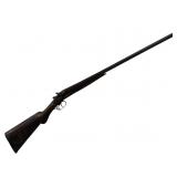 ANTIQUE DOUBLE BARREL PERCUSSION SHOTGUN