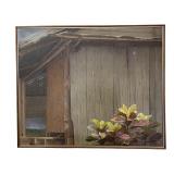 LARGE BARN LANDSCAPE GICLEE ON CANVAS