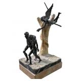 YAACOV HELLER "THE SACRIFICE OF ISSAC" SCULPTURE