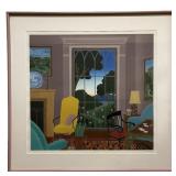 THOMAS MCKINGHT "SOLITAIRE" SIGNED SERIGRAPH
