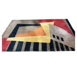 Brown and Black Area Rug