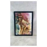 Salvador Dalï¿½ ' Arabes et Donyale Luna' canvas