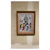 Ted DeGrazia 'Saguaro Dancers' print