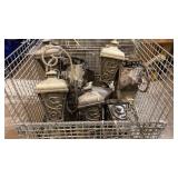 11 wrought iron outdoor lighting, 26x10.5x14