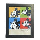 ANDY WARHOL (AFTER) MIXED MEDIA ON PAPER