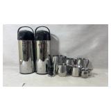 Coffee containers and measuring cups