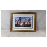 Signed watercolor wall art Lee despathy