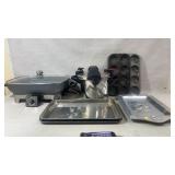 Skillet, baking pans and more