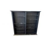 Slim Double Shelving Display Case