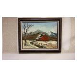 S. Wood Oil paint on board