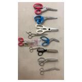 Assorted Scissors for Crafts, Cooking, Hair,