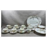 vintage Adderley Fine Bone China tea set in the