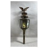 antique brass carriage lamp, specifically