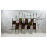 brutalist wall sculpture