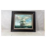 Rupert Hydan 'Voyage Cheney' oil on canvas