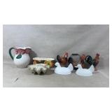 Rooster glassware and more
