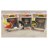 3 Anime Funko Pops, DBZ and MHA