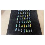 about 45 Multi-Colored Tear Drop Chandelier