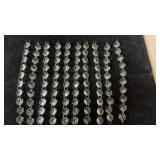 Octagon Crystal Meter Chains, 10 Octagons per